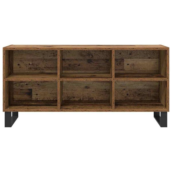 vidaXL Meuble TV Bois Ancien 103,5 x 30 x 50 cm Bois d'ing&eacute;nierie