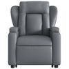 vidaXL Fauteuil inclinable électrique gris similicuir