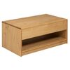 vidaXL Table basse SAUDA chêne 99x55x45 cm bois de pin massif
