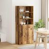 vidaXL Haut Armoire Bois Ancien 80 x 42,5 x 185 cm Bois d'ing&eacute;nierie