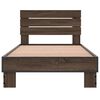 vidaXL Cadre de lit sans matelas ch&ecirc;ne marron 90x190 cm