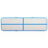 vidaXL Tapis gonflable de gymnastique avec pompe 600x100x15cm PVC Bleu