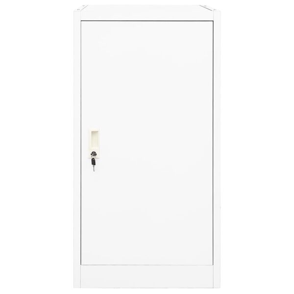 vidaXL Armoire à selles Blanc 53x53x105 cm Acier