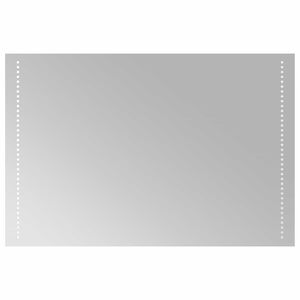 vidaXL Miroir de salle de bain LED Transparent 90 x 60 cm verre tremp&eacute;
