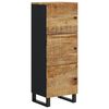 vidaXL Buffet avec 3 portes 40x33x110 cm bois massif manguier et fer