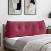 vidaXL Coussin de Dos Bordeaux 140 x 24 x 50 cm Velours