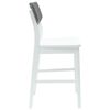 vidaXL Chaises de salle &agrave; manger 2 pcs Blanc 48 x 49 x 95 cm