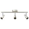 vidaXL Spot de plafond Nickel 39 x 10,5 x 10,5 cm Acier