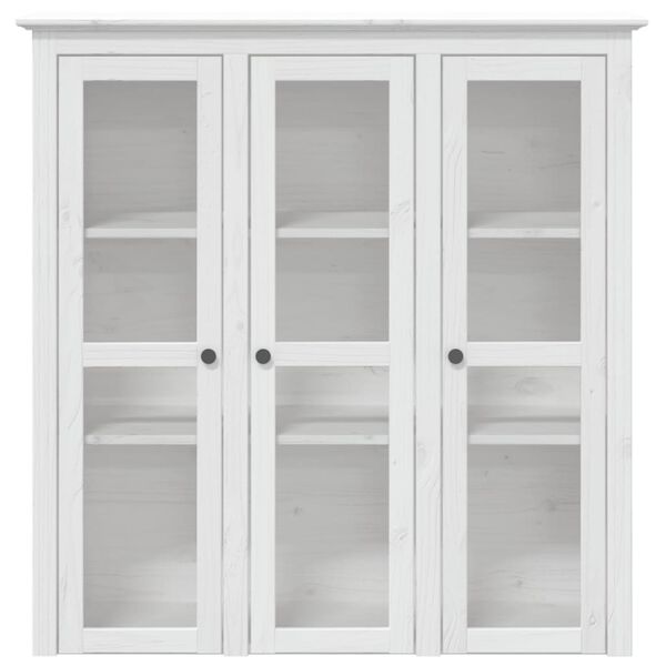 vidaXL Buffet BODO blanc 115,5x43x200,5 cm bois massif de pin