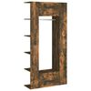 vidaXL Armoires de couloir 2 pcs ch&ecirc;ne fum&eacute; bois d'ing&eacute;nierie