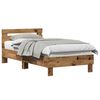 vidaXL Cadre de lit Bois ancien 193 x 95 x 88 cm Bois d'ing&eacute;nierie