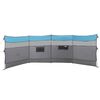vidaXL Brise-vent de camping bleu 510x153 cm imperméable