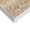 vidaXL &Eacute;tag&egrave;res flottantes 4 pcs ch&ecirc;ne et blanc 60x23,5x3,8 cm MDF