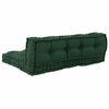 vidaXL Coussin de canapé sur palette Vert tissu