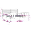 vidaXL Cadre de lit sans matelas 200x200 cm bois massif de pin