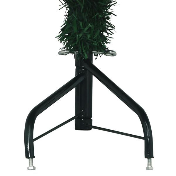 vidaXL Sapin de No&euml;l artificiel d'angle Vert 180 cm PVC