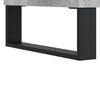 vidaXL Buffet gris b&eacute;ton 69,5x34x90 cm bois d'ing&eacute;nierie