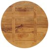vidaXL Dessus de table &Oslash; 70x2,5 cm rond bois de manguier massif