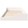 vidaXL Cadre de lit Blanc 80 x 220 cm Pin massif