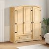 vidaXL Garde-robe Corona 151,5x52x170 cm bois de pin massif