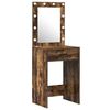 vidaXL Table de Toilette Marron 50 x 41 x 135 cm Bois d'ing&eacute;nierie
