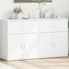 vidaXL Buffets 2 pcs blanc 60x31x70 cm bois d'ing&eacute;nierie