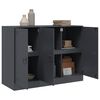 vidaXL Buffet anthracite 99x39x73 cm acier