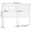 vidaXL Tête de lit 146x4x100 cm Bois massif de pin
