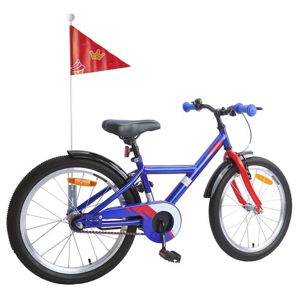 vidaXL V&eacute;lo pour Enfants 18 Pouces pour les 5-7 ans Bleu fonc&eacute;