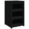 vidaXL Armoire de cuisine d'ext&eacute;rieur MEPPEL noir 55x55x92 cm bois pin massif