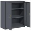 vidaXL Armoire de rangement Anthracite 90 x 40 x 105 cm Acier