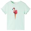 vidaXL T-shirt pour enfants menthe claire 128