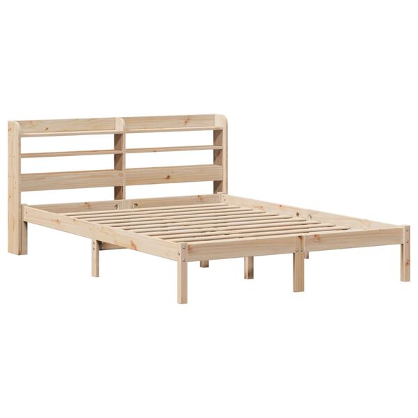 vidaXL Cadre de lit sans matelas 120x200 cm bois de pin massif