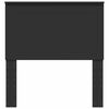 vidaXL T&ecirc;te de lit avec t&ecirc;te de lit Ch&ecirc;ne noir 75 cm Bois d'ing&eacute;nierie