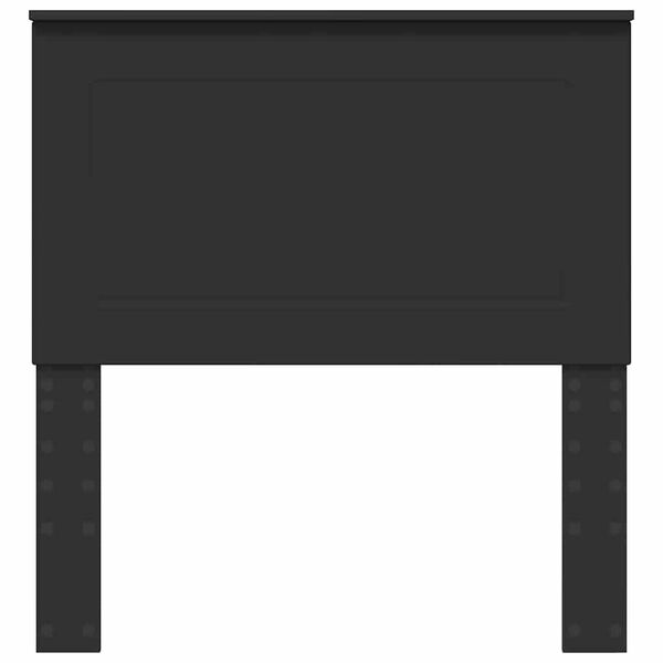vidaXL T&ecirc;te de lit avec t&ecirc;te de lit Ch&ecirc;ne noir 75 cm Bois d'ing&eacute;nierie
