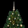 vidaXL Sapin de No&euml;l artificiel articul&eacute; 300 LED et boules 180 cm