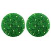 vidaXL Boules de buis artificielles avec lumi&egrave;res LED 2 pcs vert 27 cm