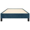 vidaXL Cadre de lit sans matelas bleu fonc&eacute; 100x200 cm velours