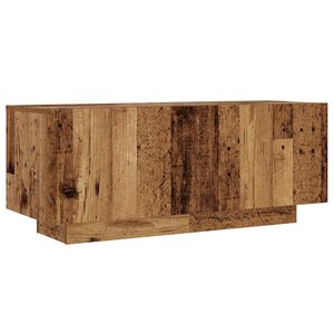 vidaXL Meuble TV vieux bois 100x35x40 cm bois d'ing&eacute;nierie