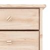 vidaXL Armoire à chaussures ALTA 77x35x96 cm bois massif de pin