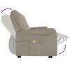 vidaXL Fauteuil de massage inclinable à 4 places gris clair