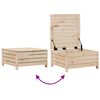 vidaXL Salon de jardin 4 pcs bois massif de pin