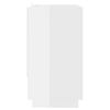 vidaXL Buffet Blanc brillant 70x41x75 cm Bois d'ing&eacute;nierie