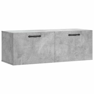vidaXL Armoire murale gris b&eacute;ton 100x36,5x35 cm bois d'ing&eacute;nierie