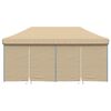 vidaXL Tente de f&ecirc;te Beige 292 x 580 x 315 cm Tissu Oxford