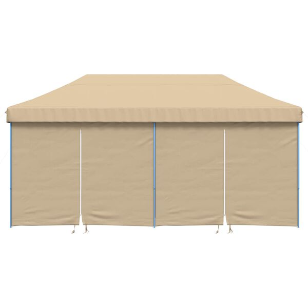 vidaXL Tente de f&ecirc;te Beige 292 x 580 x 315 cm Tissu Oxford