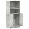 vidaXL Armoire de cuisine gris béton 57x41,5x131,5 cm bois ingénierie