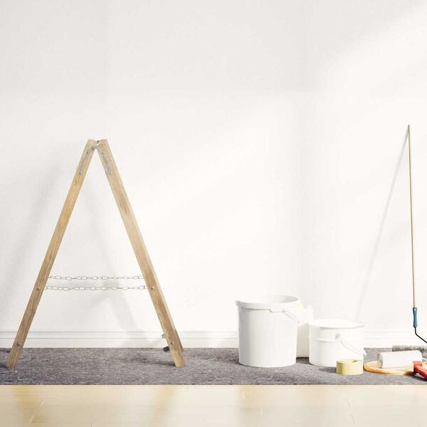 vidaXL Polaires de peintre antid&eacute;rapantes 2 pcs 5 m 280 g/m&sup2; gris