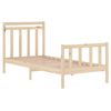 vidaXL Cadre de lit sans matelas 90x190 cm bois massif