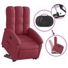 vidaXL Fauteuil inclinable rouge bordeaux tissu